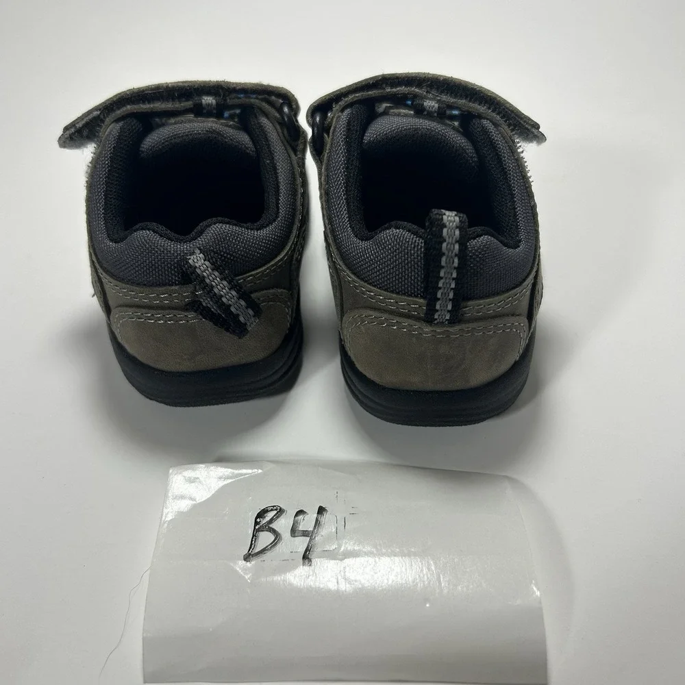 KEEN‎ Newport Shoe Infant 4 Brown Leather Hiking Shoes Kids Hook Loop